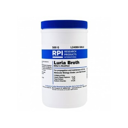 Rpi Luria Broth Miller's Modified, 500 G L24080-500.0
